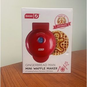 Gingerbread Man Mini Waffle Maker